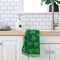 St. Patrick's Shamrock Hand Towel 2pc Set for Bath/Kitchen/Bar & Gift, Green